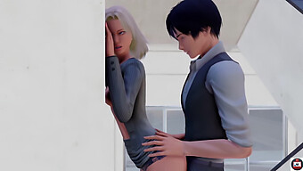 Steamy Hallway Encounter In Public Sex Life